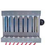 With high current test leads, 8-channel universal cylindrical battery battery capacity tester and balancer stand