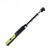 1/2 Inch Digital Torque Wrench with Angle Setting, Chrome Finish, Steel Alloy, Manual Operation, OEM Available, GS Certified