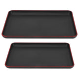 Japanese Style Rectangular Plastic Tray Food Serving Tray for Restaurant Home Hotel