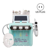 8 In 1 Oxygen Water Dermabrasion EMS Oxygen Jet Peel Diamond LED Facial Mask Microdermabrasion Skin Care Beauty Equipment