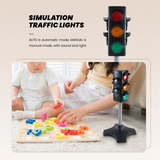 B02B-Kindergarten Simulation Traffic Lights Cognitive Safety Crossing the Road Traffic Signal Lights Children Early Education