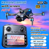 2025 New AE19 Drone 8K HD 4.3" Remote Control Headless Mode Helicopter 360° Flip Quadcopter Toys Mini Drone Fors Kid Gifts