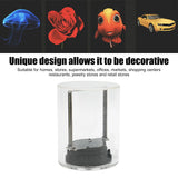 Display with Clear Cover 3.9inch WiFi Hologram Fan 3D Hologram Fan 160 LED Built in 8GB Memory Card APP WiFi Control Holographic