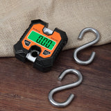 100kg Mini Electronic Crane Scale Heavy Duty Hanging Weighing Hook Steelyard Portable LCD Industrial Livestock Scales 250kg