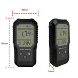 Black Color ABS Measurement Range 0-270pCi/L Test Elements Radon Long Term Average/Radon Short Term Average
