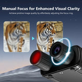DZ060 4K UHD Digital Telescope Camera Flashlight Goggles Infrared Night Vision Tactical Binoculars for Hunting Camping