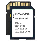 Upgraded KMV66 EZ1B Navigation SD Card Map for CX5(20242025), CX30/Model 3(2024), CX90(20232025) for USA/CAN/MEX