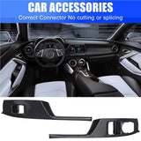 Car Window Lift Switches Panel Decorative Cover For Camaro 2016-2023 Interior Accessories Stickers
