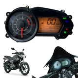 LCD Digital Panel Speed Measuring Instrument Mileage Meter Tachometer for  Rouser NS125Fi Pulsar 135
