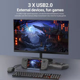6 in 1 Steam Deck Rog Ally Docking Station Stand 3*USB 3.0 HDTV 4K@60Hz Gigabit Ethernet PD Hub