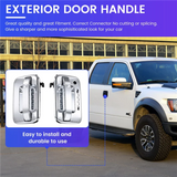 Exclusive Front Left Right Exterior Door Handle W/Keyhole/With Keypad Hole For Ford F150 2004-2014 9L3Z-1522405-BA 9L3Z-1626604-