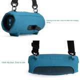 Silicone Bluetooth Speaker Case Adjustable with Shoulder Strap Protective Cover Shockproof Dirt-proof Speaker Accessories