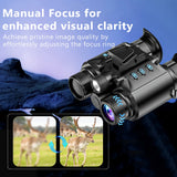 Z9158 4K UHD Digital Tactical Telescope Camera Head Mounted Infrared Night Vision Binoculars for Hunting Camping with Flashlight