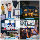 VRRIIS WL082K 400m Wireless HDMI KVM Extender Video Transmitter and Receiver Support USB Keyboard Mouse Camera Laptop PC To TV