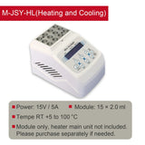 M-JSY-H Mini Thermostatic Dry Bath Incubator Portable Lab Heater with Heating Block for 0.2/0.5/1.5/2ml Tubes
