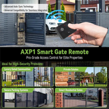 AXS1 Remote Transmitter Replacement For Ghost Controls 3-Button Remote Transmitter For Automatic Gate Openers