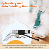 Multi-Function Steam Spray Suction Head With 1/4" Quick Disconnect Coupler Valve For Shop Vac Mytee Vacuum Extractor System