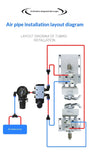 Air Floating Integrated Flat Scraper with Air Pressure Regulating Valve for All Brand of Edge Banders