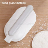 Dumpling Skin Press Maker Multifunctional ABS Dough Press Mold for Wonton Pastry Making Kitchen Tool with Hanger Hole 22x21x10cm