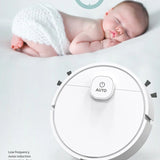 3-in-1 Robot Vacuum Cleaner USB Rechargeable 1000Pa Suction Robotic Vacuum and Mop Combo for Home Floor Washing Carpet Pet Hair