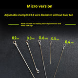 Wire Bending Machine Wire Bending Steel&Coiling Tool – Slow Pitch Jig Fly Tying Bait Making and Reel Winding All-in-One Kit