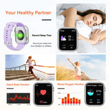 G28 Smartwatch 1.85-inch IPS Touch Screen Bluetooth Calls Voice Assistant Smart Notifications  Multi-Sport Modes Health Monitor