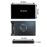 18.5inch 1920x1080 IPS Advertising LCD Monitor USB Port Auto Play Video