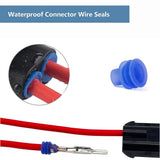 400Pcs Car Sealed Stopper 1.5/3.5MM Auto Connector Rubber Seal Silicone Cable Wire Automotive Waterproof Dust Proof Plug