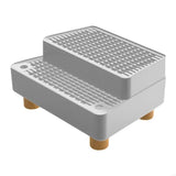 New Accessible Puss Wastebasket Footrest With Quick Assembly And Quiet Execution