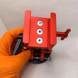 High-Precision CNC Machined Anodized Aluminum 0-65° Tilt - Universal Latitude Adjustment Base with Dovetail Slot