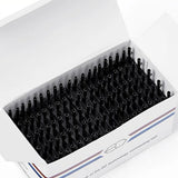 Hair Extensions Tools 6D Hair Buckle Tools 40 Pcs 6D Hairs Extension Machine 6D-2 Hairs Comb Medium Brown Beige Black Color Hair
