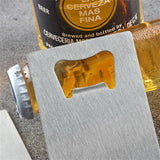 40pcs Stainless Steel Credit Card Size Bottle Opener for your wallet cooler