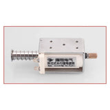 Push-pull electromagnet DC 12V 24V AC 220V self-resetting 60MM long stroke electromagnet thrust 15KG