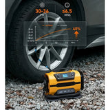 Car Inflator Pump AC 110-230V Inflator Pump DC 12V Dual Power Car Inflator Pump