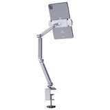 Aluminum Adjustable Tablet Holder Stand for Bed & Desk 360 Rotation Flexible Arm Mount Compatible with iPad Pro Air 4-12.9''