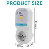 1PC 16A Metering Socket 220V Overvoltage And Undervoltage Protector Overcurrent And Overload Protection 0~9999W Metering Socket