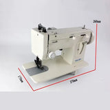 NEW 150W Household Sewing Machine 106-RP Inch Arm Fur Leather Fall Clothes Stitch Sew Machine 0-7MM adjustable leather canvas