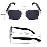 Smart Sunglasses Glasses Music Glasses Outdoor Sports Waterproof Anti-UV Bluetooth Glasses Call for Men Women Pink