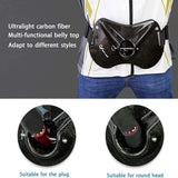 SANLIKE Fishing Fighting Rod Holder Adjustable Belt Waist Carbon Fiber Fish Rod Holder Fishing Accessories Fishing Tackle