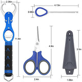 SANLIKE Fishing Grip Clip Multifunctional Aluminium Alloy Line Cutter Scissors Hook Removers  Fishing Gripper Controller Tools
