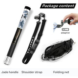 SANLIKE Fishing Net Glass Fibre Handle Rod Telescoping Foldable Landing Net Pole With Adapter Fishing Equipment Tools