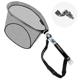 SANLIKE Fishing Net Glass Fibre Handle Rod Telescoping Foldable Landing Net Pole With Adapter Fishing Equipment Tools