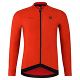 SPAKCT Winter Fleece Thermal Men Cycling Jersey Long Sleeve Bicycle Clothing MTB Mountain Bike Clothes Male Warm Tops