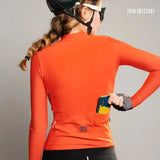 SPAKCT Women Cycling Jersey Bicycle Clothing MTB Mountain Bike Clothes Female Warm Tops Winter Fleece Thermal Long Sleeve