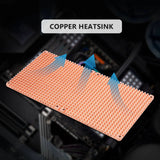 ADEGBO-Improved for RTX 3060 3080 Backplane Copper Heat Sink Radiator 90X180MM(4mm)