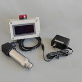 Digital Display Pressure Sensor with Alarm - Multi-Function Monitor for Gas/Air/Water/Hydraulic Pressure, Vacuum Pipeline