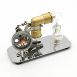 Mini Hot Air Stirling Engine Motor Model Educational Toy Kits