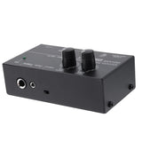 MA400 Headphone Preamplifier Microphone Preamplifier Audio 6.35mm & 3.5mm Headphone Outputs Mixer