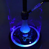 Water laser lamp holder USB rechargeable stone sand color laser force field tray