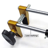 Door Lock Hole Opener Kit Door Lock Installation Kit Mortising Machine Mortise Jig with 3 Drill Bits for Wooden Doors
